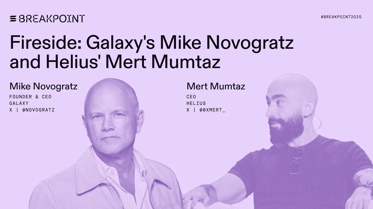 Fireside: Galaxy's Mike Novogratz